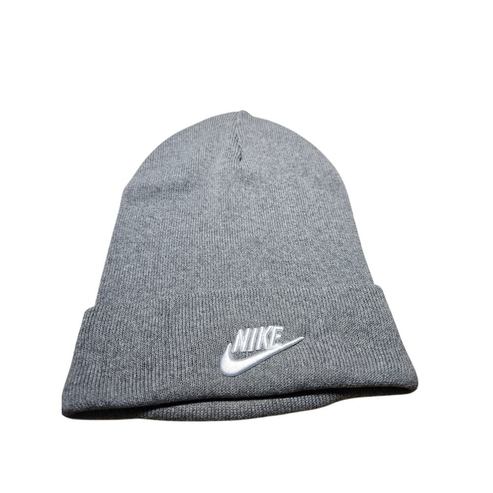 Nike Embroidered Grey Beanie OSFM